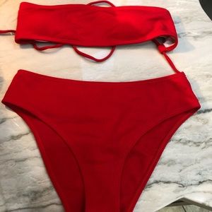 Zaful high waisted swim suit